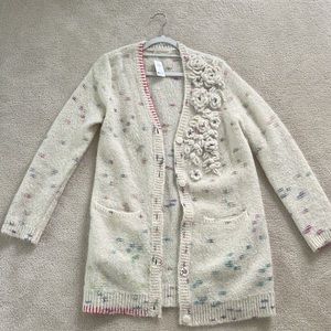 LoveShackFancy Emmanuelle long cardigan size Medium